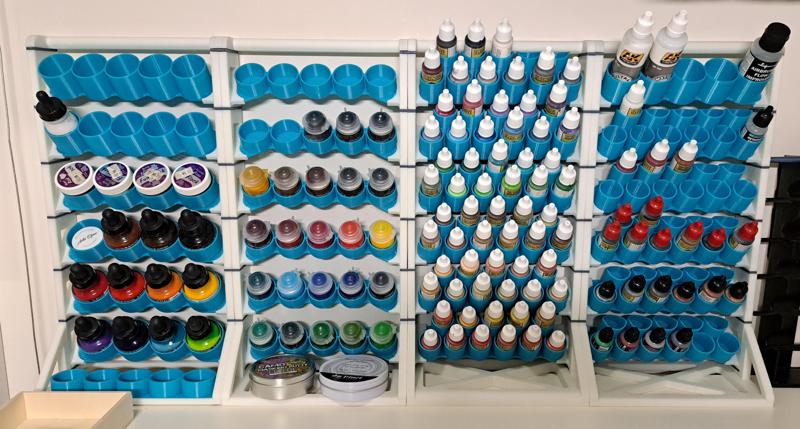 Modular Vertical Paint Rack