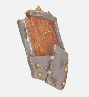 wood rough shield