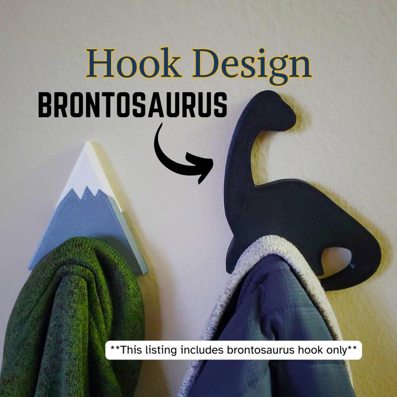 Brontosaurus Coat Hook