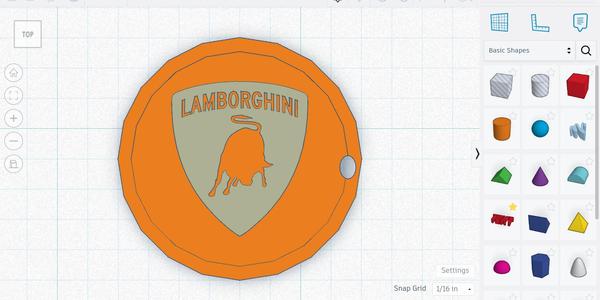 lamborghini keychain