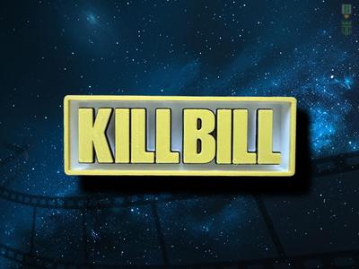 Kill Bill Cinema Film Room Sign Box