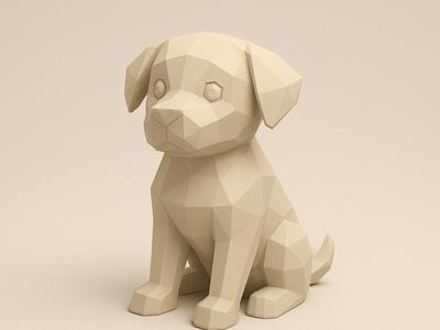 Low Poly Dog