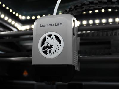 Wolf fan cover for X1C - P1S - P1P