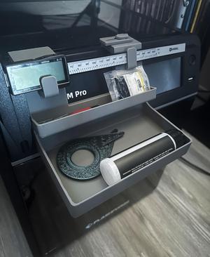 Adventurer 5M Pro Front Tray.
