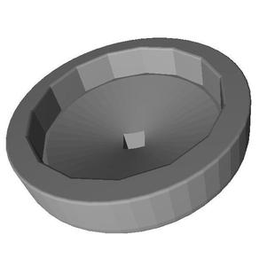 80mm 15 facet oil filter grip (Solaris)