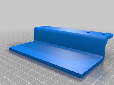 notebook support under shelf