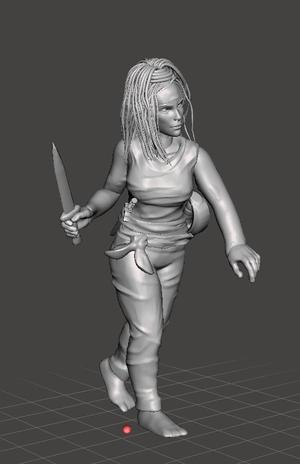 Barefoot Samms Toppin [Female Human Pirate]