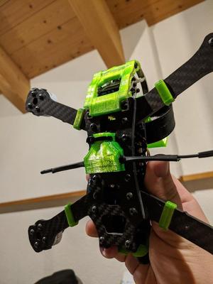 armattan rooster r9m antenna holder / ESC cover plug