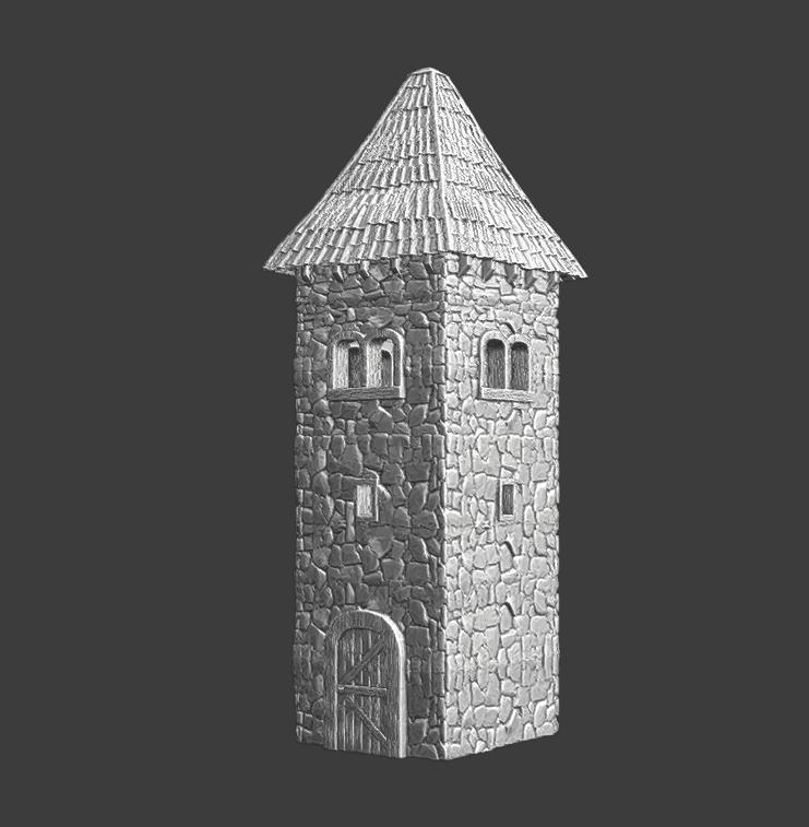 Medieval small tower - Wargaming terrain