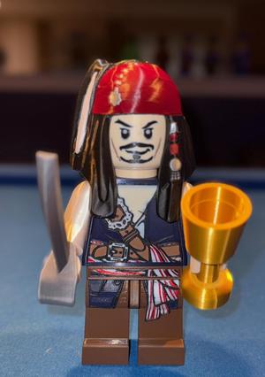 Captain Jack Sparrow Brick MegaFigure (5:1 Scale)