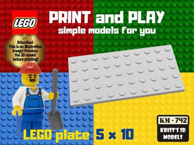 lego plate 5x10