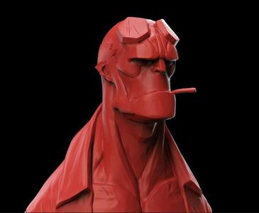 Hellboy Bust