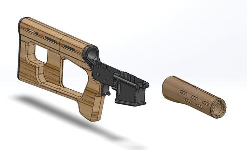 [Airsoft] ADAR-15 Furniture (Escape from Tarkov)