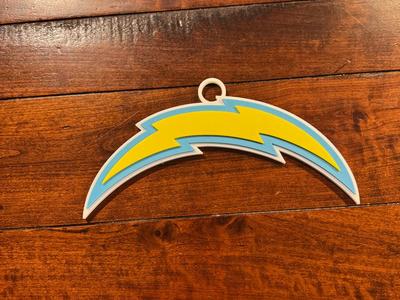 Los Angeles Chargers Oversized Necklace Logo
