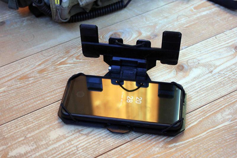Skeleton airsoft molle mount case for universal phone