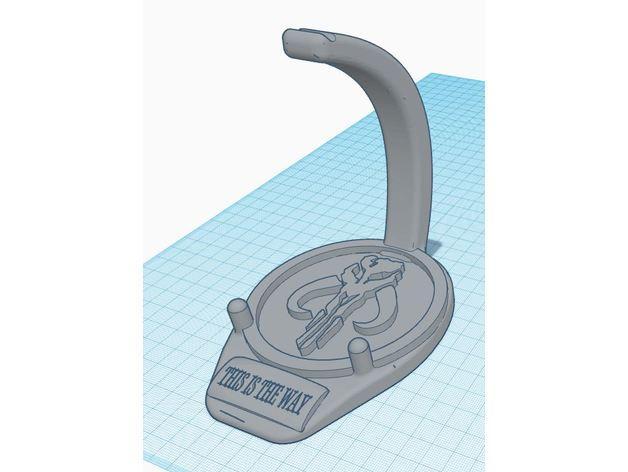 Mandalorian Mask Stand (With or Without Beskar)