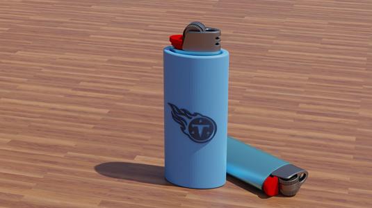 Tennessee Titans Bic Lighter Case