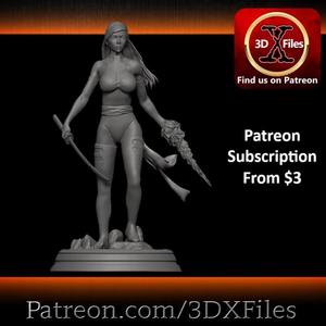 Psylocke 3D Print File - Marvel's X-Men Statue
