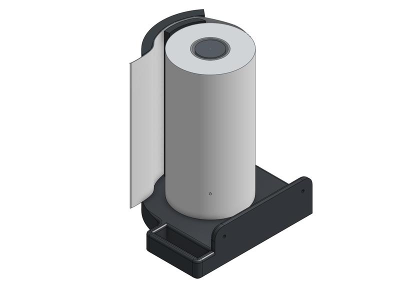 Papiertuch-Halterung inkl. Sprühflaschenhalterung