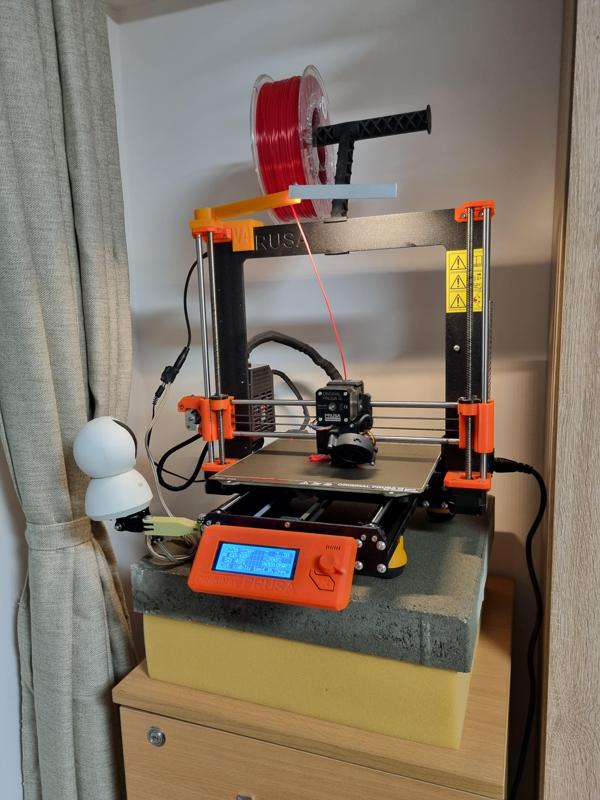 Gopro mount on Prusa MK3 frame