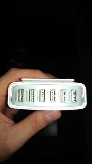 Poweradd 50W 6 ports USB charger sleeve