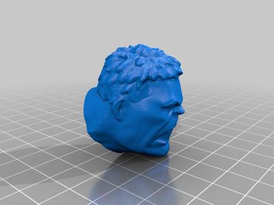 Hulk 3d Scan Remix Body Parts