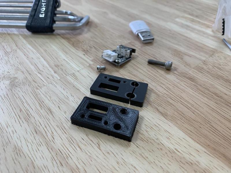 Ender3 Y axle limit switch plate / mount