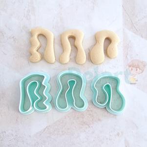 Organic Polymer clay earring cutter
