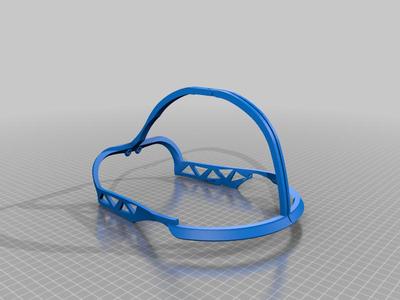 Combine Soldier Helmet Skeletonized test fit piece