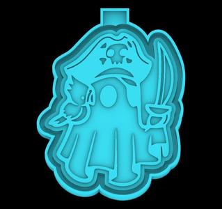 Pirate Ghost - freshie mold - STL for silicone mold