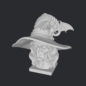 witch figure, High-Quality 3D Model STL Files for Print - Instant Download & Ready-to-Use!