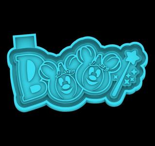 Boo - Animated Halloween - freshie mold - STL for silicone mold