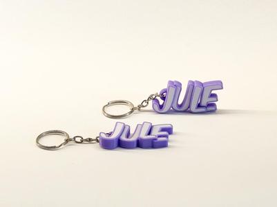 Beautiful keychain with the name Jule