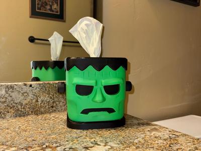Frankenstein tissue box holder
