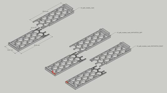 Voron 0 printable Modesty Mesh