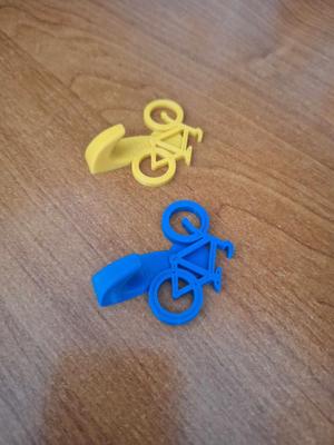 bike key hook, holder, hanger