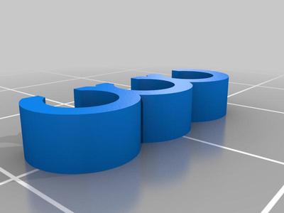 customizeable ribbon clip