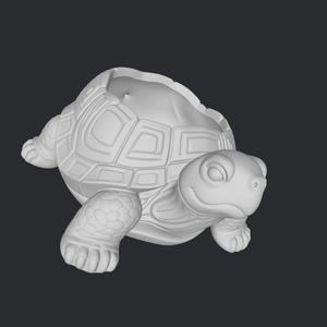 turtle flower pot, High-Quality 3D Model STL Files for Print - Instant Download & Ready-to-Use!
