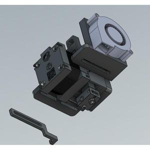 E3D Hemera mount for WITBOX 3d printer 