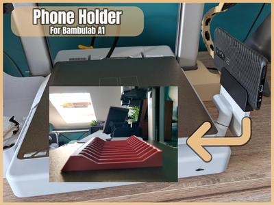 Phone Holder for Bambulab A1