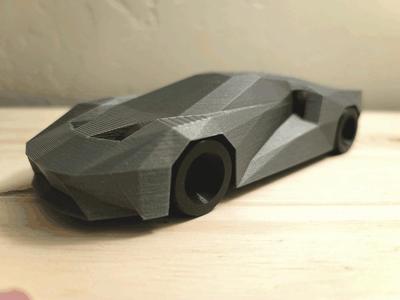 Low Poly Ford GT 2017