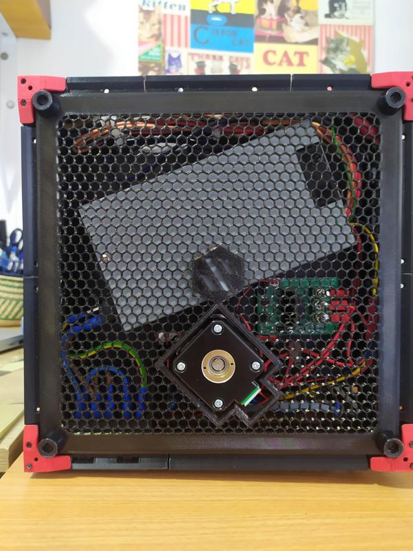 Voron V0.2 printed bottom panel for thicker Z motors