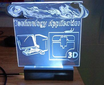 LED Base for 2mm acrylic