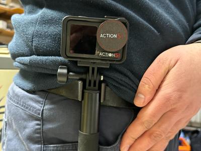 Belt attachment for DJI extension rod