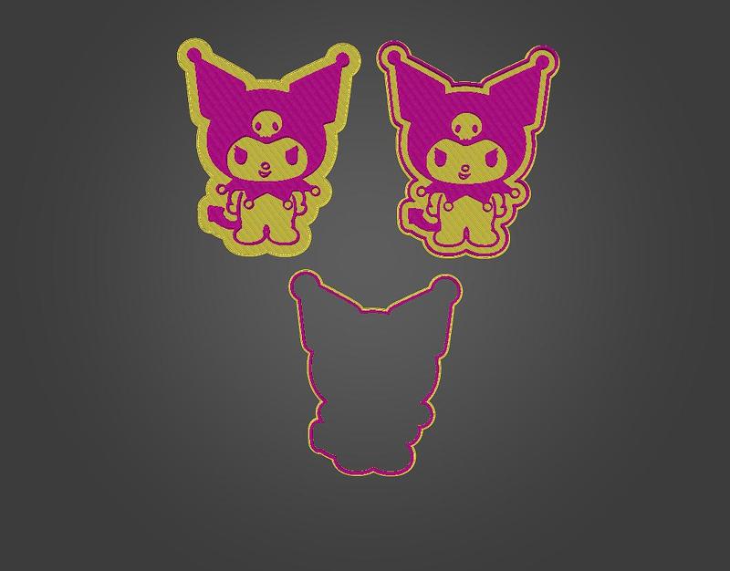 Kuromi cookie cutter
