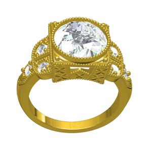 Beautiful Art Deco Engagement Ring 2