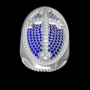 Christian Cross Cocktail Ring