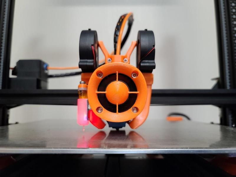 Thinker S dual blower hotend for stock and E3D V6