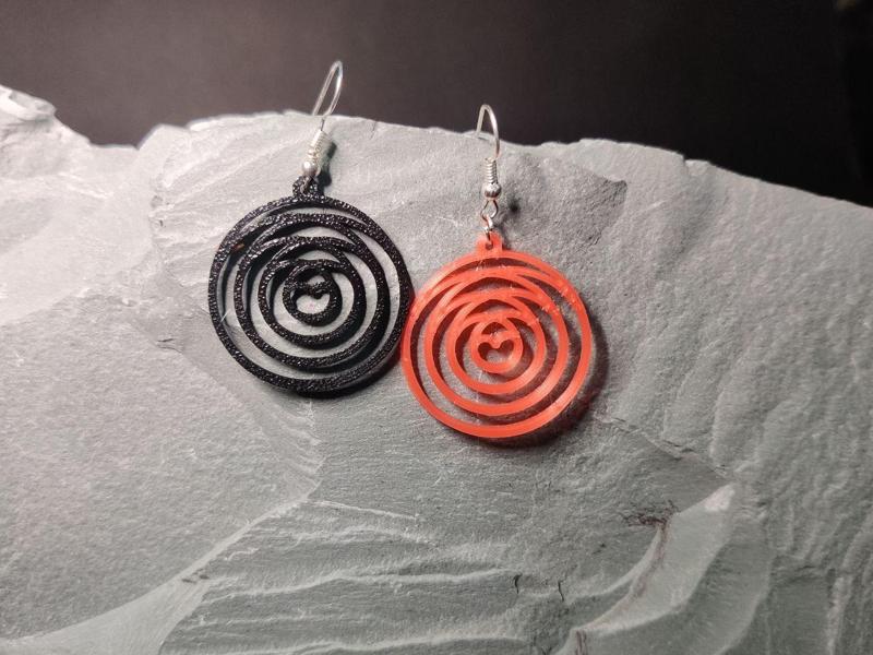 Love Spiral - earrings