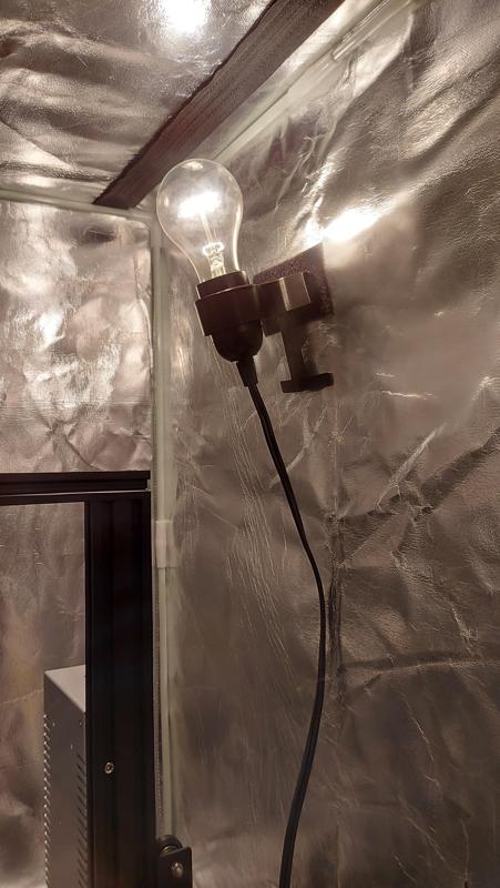 Velcro Light Bulb Holder / Enclosure Light